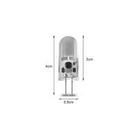 Led COB Bispina GY6.35 3W 12V AC/DC Lampadina dimmerabile