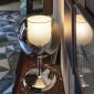copy of Penta Glo Mini Elegant Table Lamp in Mirrored Blown Glass