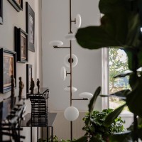 Penta Mamì Lampada Led da Terra a Soffitto Elegante Dimmerabile