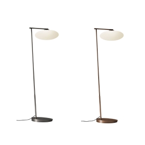Penta Mamì Elegant Dimmable Floor Led Lamp with Oval Diffuser
