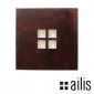 Ailis ZEN 1 LED 13W 2700K applique flush or surface rust