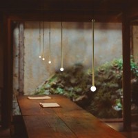 Penta Storm Lampada da Sospensione Led Minimal Lineare in Metallo