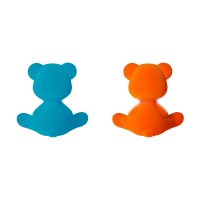 Qeeboo Teddy Girl Velvet rechargeable table lamp