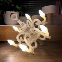 Qeeboo Fallen Chandelier M decorative floor lamp