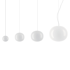 Lodes Volum spherical suspension lamp in glass