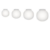 Lodes Volum lampada sferica in vetro da soffitto o parete