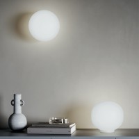 copy of Lodes Volum spherical suspension lamp in glass