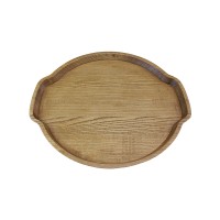Slide Design Tray in walnut wood for AMBROGIO table