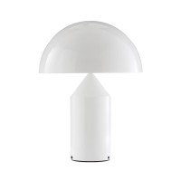 Oluce Atollo 233 white table lamp dimmable