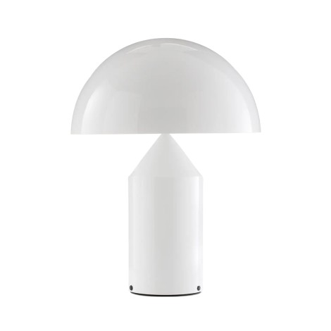 Oluce Atollo 233 bianco lampada da tavolo dimmerabile