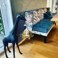 Qeeboo Giraffe In Love XS 100 cm Indoor with led Chandelier