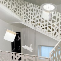 Karman Wow! Pendant Suspension Lamp with White Rabbit