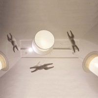 Karman Wow! Pendant Suspension Lamp with White Rabbit