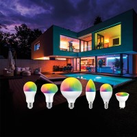 Bot Lighting lampadina goccia A60 opale E27 10w smart rgb