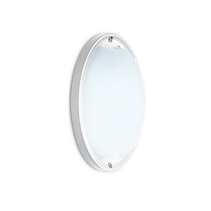 iGuzzini Ellipse Applique Plafoniera Esterni E27 60W Bianco IP54