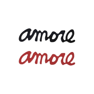 Slide Design Amore Message decorative writing