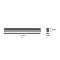 Osram Linear Compact Switch 900mm 12W 3000K surface mounted