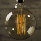 Lampadina Vintage G125 40W GLOBO E27 filament carbon lamp