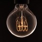 Lampadina vintage g125 40w globo stile e27 filamento carbonio