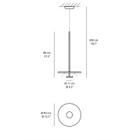 copy of Vibia Bamboo LED Floor Lamp with Spike for Outdoor IP66