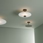 Vibia Flat 5915 lampada led da soffitto bianca