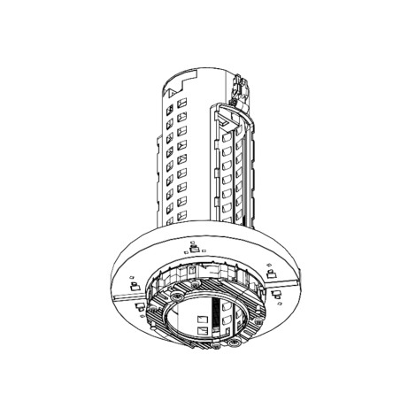 Artemide recessed structure for Vector Recessed