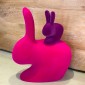 Qeeboo Rabbit Chair Baby sedia decorativa
