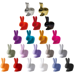 Qeeboo Rabbit Chair sedia decorativa