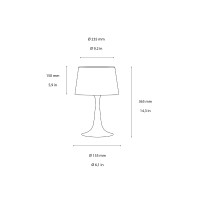 Ideal Lux London table lamp