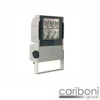 Cariboni NEWTON Grey Aluminum LED Outdoor Floodlight 140W