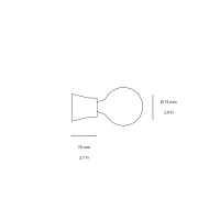 Ideal Lux Winery wall lamp