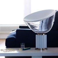 Flos Taccia LED 28W silver table lamp