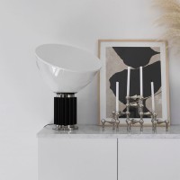 Flos Taccia LED 28W glass table lamp black