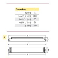 Tridonic Ballast elettronico PC 2X49 T5 TOP IP