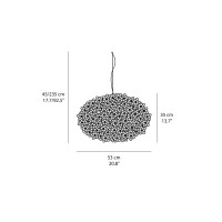 Kartell Bloom S1 lampada da sospensione d53