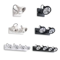 Ideal Lux Glim lampada da soffitto parete orientabile