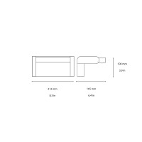 Ideal Lux Swipe Sensor led wall lamp with sensor