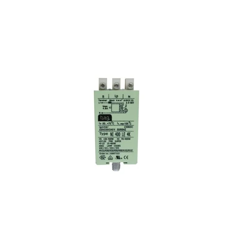Bag NI 400W LE 4K starter for lamp Bag NI 400W LE 4K starter for lamp