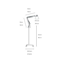 copy of Fontana Arte Meridiano floor lamp