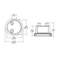 TCI DC 10W  350 mA TU alimentatore elettronico stagno IP68