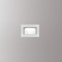 PAN Fast LED 3W 150° 3000K 50lm Incasso Segnapasso IP65 Grigio